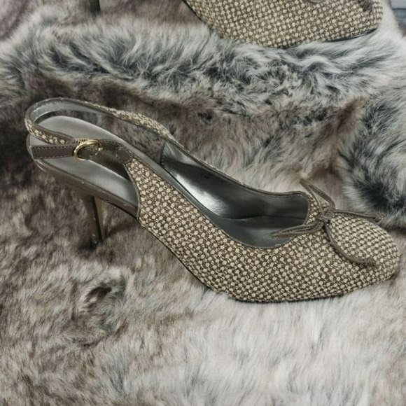 Ann Marino Slingback strapy heel retro shoes‎ - Picture 2 of 8